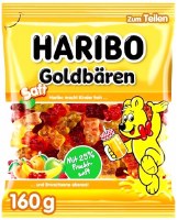 Haribo Saft Goldbaren 25% More Fruit Juice Goldbears 160g