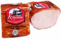 Belmont Krakowski Smoked Canadian Bacon Chubs Aprrox 1.1 lbs PLU 58 F