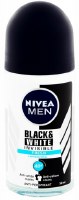 Nivea Men Black and White Invisible Fresh Roll On Deodorant 50ml