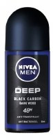 Nivea Men Deep Black Carbon 48 Hour Roll On Deodorant 50ml
