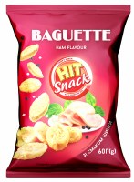 Zolote Zerno Hit Crispy Baguette Croutons Ham Flavored 60g