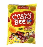 Roshen Crazy Bee Soft Gummy Candies with Fruit Juice Fillings 1kg