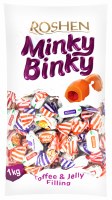 Roshen Minky Binky Toffee Jelly Filled Candy 1kg