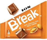 Ion Break Milk Chocolate with Almond Pieces 85g