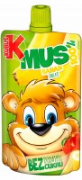 Kupus 100% Mus Banana Apple Carrot Fruit Puree Pouch