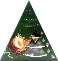 Vobro Hazelnut Passion Pralines Christmas Tree Gift Box 126g