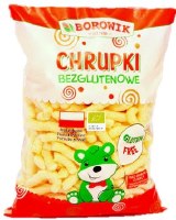 Borowik Gluten Free Corn Puffs Chrupki 150g