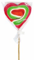 Roksana Serce Heart Fruit Flavored Lollipop 60g