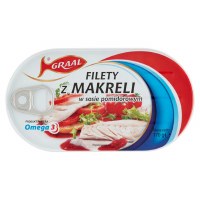 Graal Mackerel Fillets in Tomato Sauce 170g