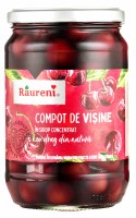 Raureni Pitted Sour Cherries in Syrup Compot de Visine 720g