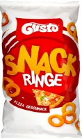 Gusto Pizza Flavored Snack Rings 100g