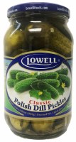 Lowell Polish Dill Pickles 880g