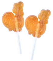 Confitrade Rooster Shaped Sweet Lollipop 40g