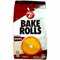 7 Days Bacon Flavored Bake Rolls 80g