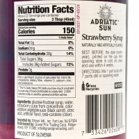 Additional picture of Adriatic Sun Strawberry Syrup 1L