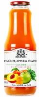 Belevini No Sugar Added 100% Carrot Peach and Apple Juice 1L