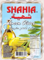 Shahia Green Olives with Pits 454g
