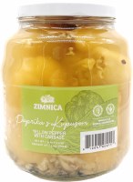 Zimnica Pickled Yellow Peppers with Cabbage Paprike Sa Kupusom 1450g