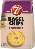 7 Days Everything Seasoning Bagel Chips 90z