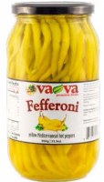 VaVa Yellow Mediterranean Fefferoni Hot Peppers 960g