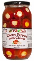VaVa Red Cherry Peppers Stuffed With Cheese 960g