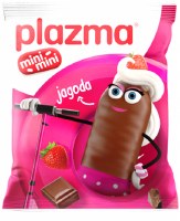 Bambi Plazma Jagoda Strawberry and Chocolate Mini Mini Biscuits 45g