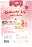 Favorit Kremisimo Kore Cremsnit Cake Layers 470g