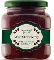 Grannys Secret Wild Strawberry Whole Fruit Preserves 375g