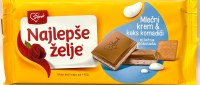 Stark Najlepse Zelje Milk Cream Chocolate with Biscuits 100g