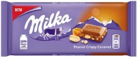 Milka Peanut Crispy Caramel Chocolate 90g