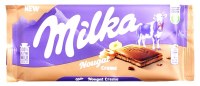 Milka Nougat Creme Filled Chocolate Bar 85g