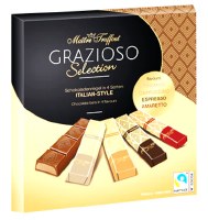 Miatre Truffout Italian Style Grazioso Selection Chocolate Bars 200g