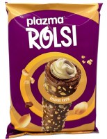 Bambi Plazma Chocolate Rolls Filled with Peanut Butter Cream 98g
