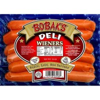 Bobaks Pork Deli Weiners 14oz F