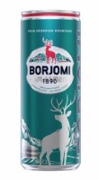 Borjomi Sparkling Natural Mineral Water Single Can 330ml