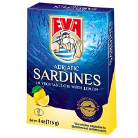 Eva Adriatic Sardines in Vegetable Oil with Lemon 100g