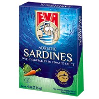Eva Adriatic Sardines with Vegetables in Tomato Sauce 100g