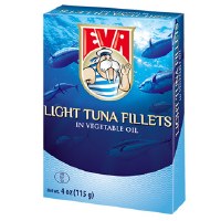 Eva Light Tuna Fillets in Vegetable Oil 100g