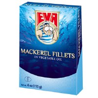 Eva Mackerel Fillets in Vegetable Oil 100g