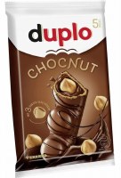 Ferrero Duplo Chocnut Chocolate Bar with Whole Hazelnuts 5 Pack 130g