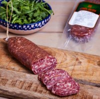 Additional picture of Georges Karlovska Lukanka Bulgarian Style Dry Pork Salami Approx .75lb PLU 138 F