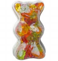 Additional picture of Haribo Golden Bear Gummy Candy in Golden Bear Shaped Tub 450g