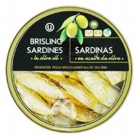 Grilled Catch Brisling Sardines in Olive Oil 160g