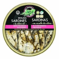 Grilled Catch Brisling Sardines in Olive Oil with Provence Seasoning 160g