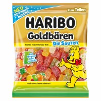 Haribo Sour Golden Bears Gummy Candy 175g