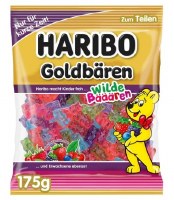 Haribo Wild Berry Gummy Bear Candy 175g