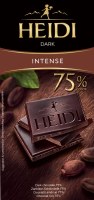 Heidi Dark Chocolate 75 Percent Cocoa Intense 80g