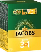 Jacobs 3 in 1 Latte Instant Coffee Packets 24 Count 312g