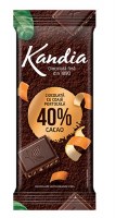 Kandia Chocolate Bar with Peeled Orange 40% Cacao 80g