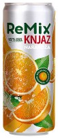 Knjaz Milos Remix Superior Orange Soft Drink 330ml